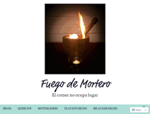 Tablet Screenshot of fuegodemortero.com